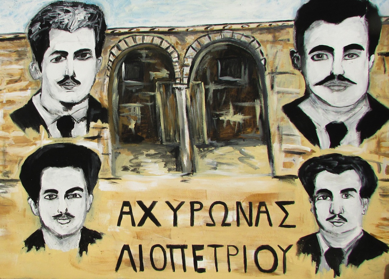 Kipras, Liopetri, Grafiti, Herojai, Achyronas, Istorinė Vieta, Kova Už Nepriklausomybę, Eoka, Mokykla, Nemokamos Nuotraukos
