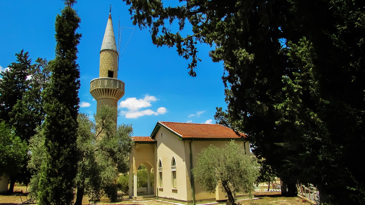 Kipras, Menogėja, Mečetė, Minaretas, Islamas, Musulmonas, Religija, Architektūra, Nemokamos Nuotraukos,  Nemokama Licenzija