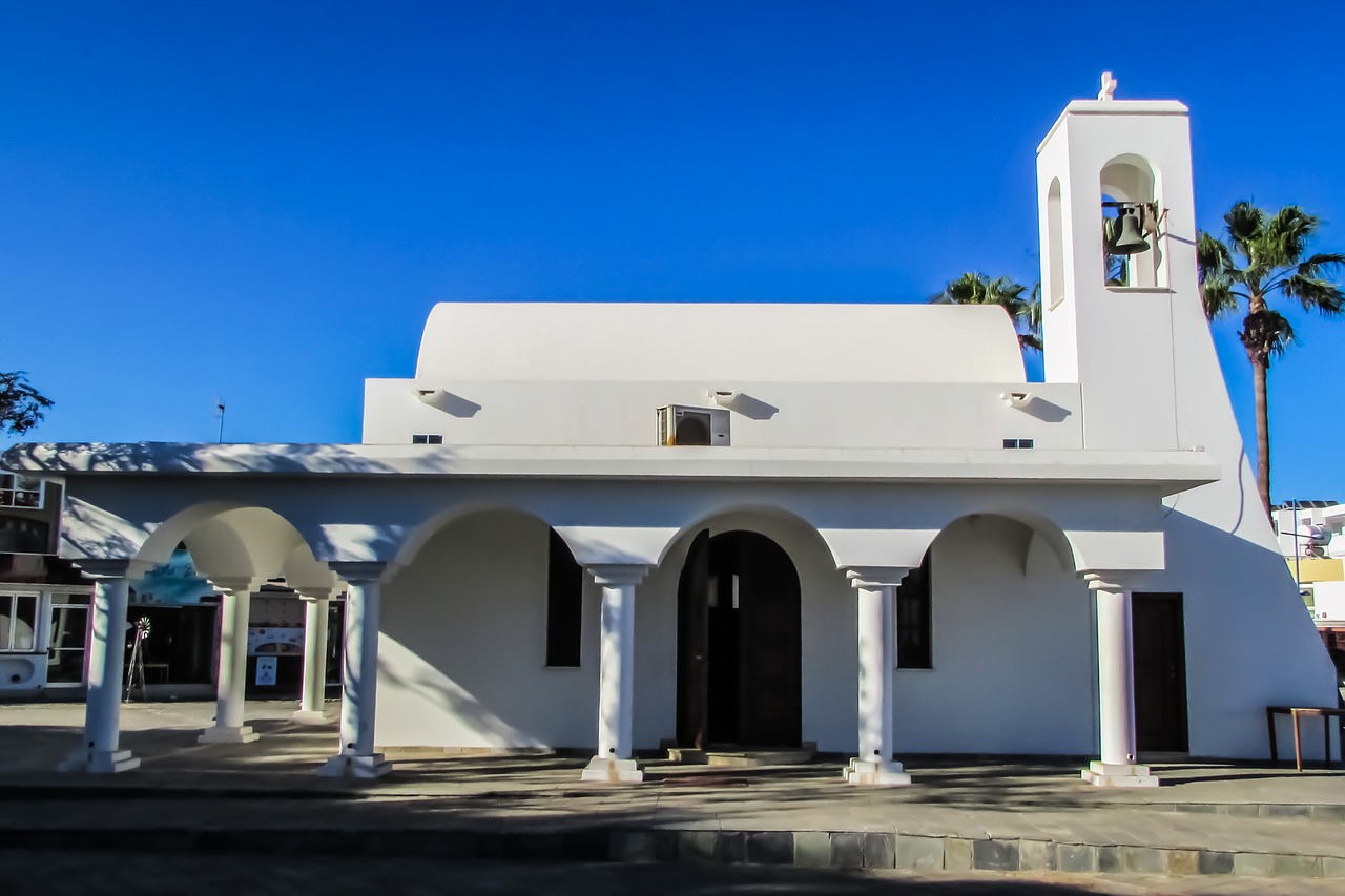 Kipras, Ayia Napa, Bažnyčia, Ortodoksas, Religija, Architektūra, Krikščionybė, Balta, Nemokamos Nuotraukos,  Nemokama Licenzija