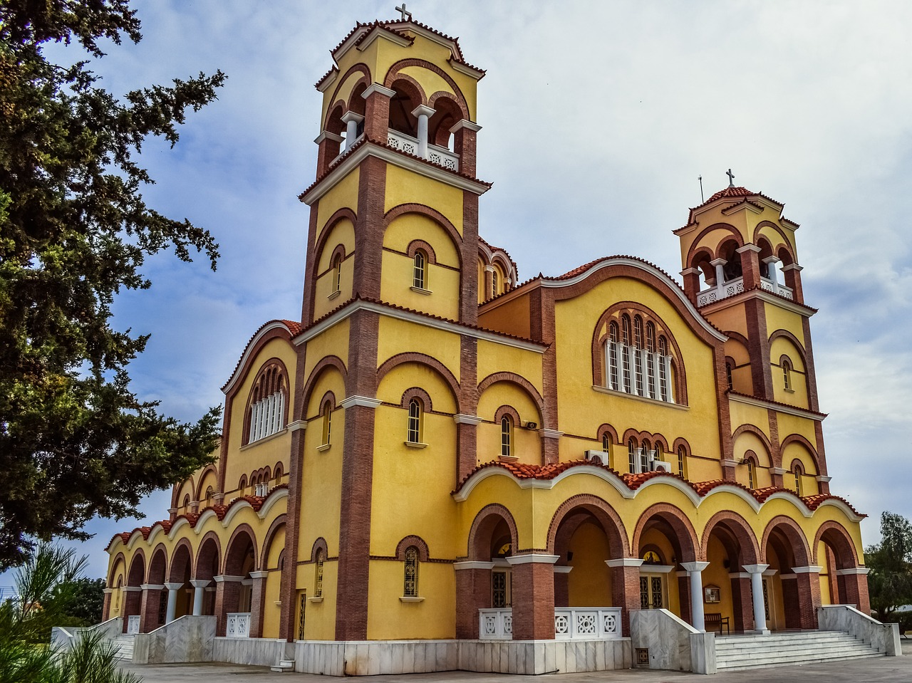 Kipras, Paralimni, Bažnyčia, Architektūra, Religija, Ortodoksas, Krikščionybė, Ayios Dimitrios, Nemokamos Nuotraukos,  Nemokama Licenzija