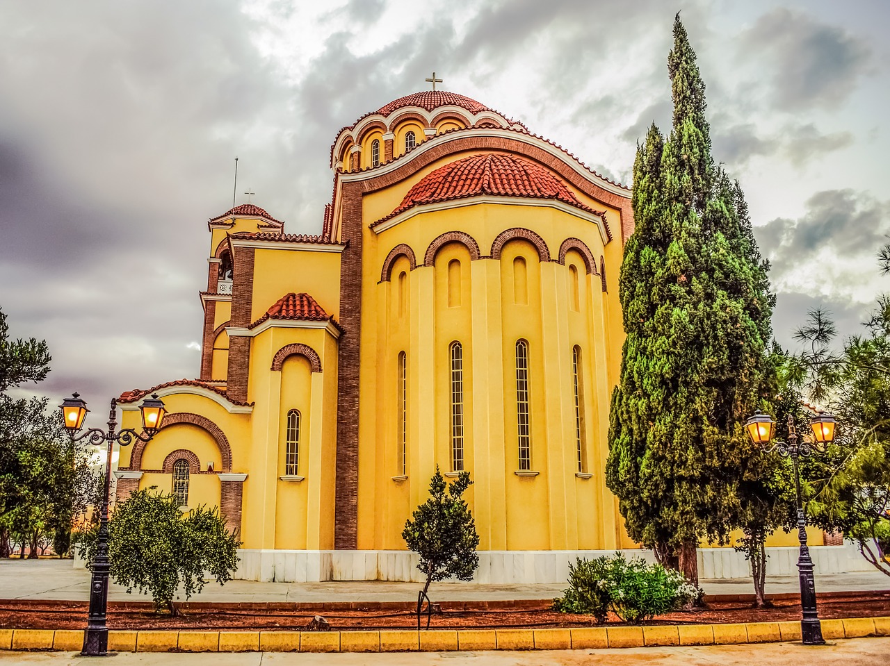 Kipras, Paralimni, Bažnyčia, Architektūra, Religija, Ortodoksas, Krikščionybė, Ayios Dimitrios, Nemokamos Nuotraukos,  Nemokama Licenzija