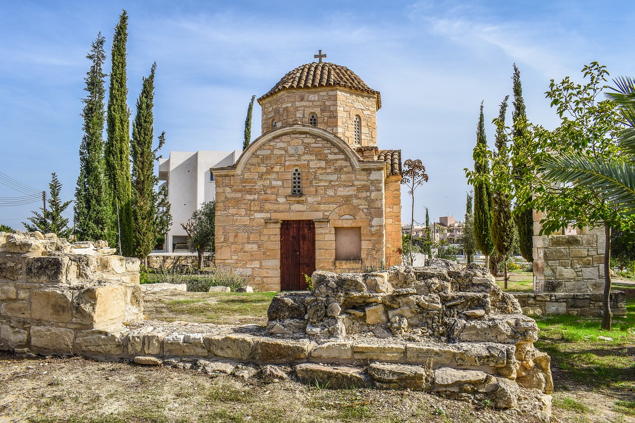 Kipras, Tersefanou, Ayios Dimitrianos, Bažnyčia, Architektūra, Religija, Ortodoksas, Krikščionybė, Akmuo Pastatytas, Nemokamos Nuotraukos