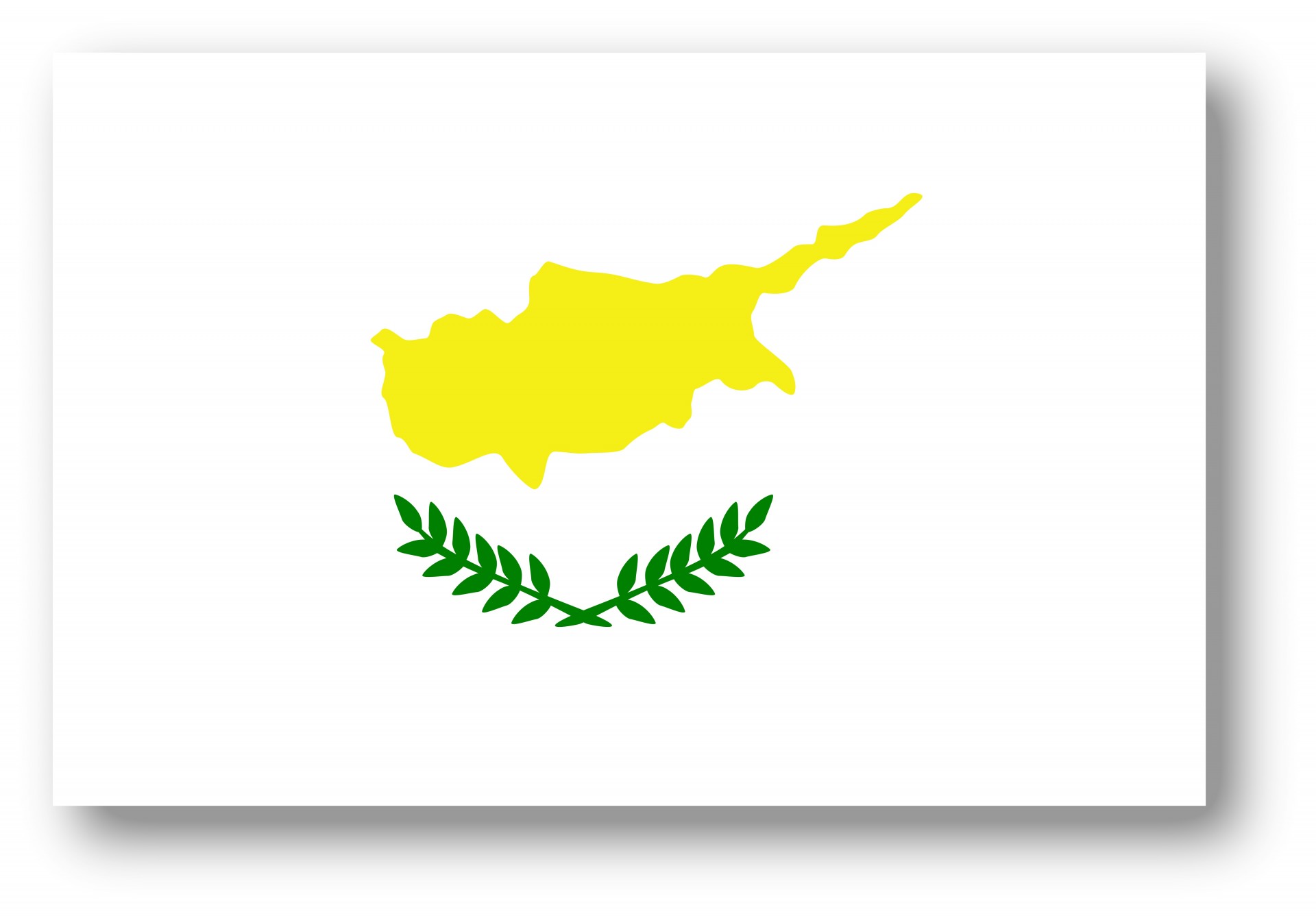 Kipras,  Vėliava,  Simbolis,  Iliustracija,  Cypriot,  Reklama,  Grafika,  Emblema,  Izoliuotas,  Balta