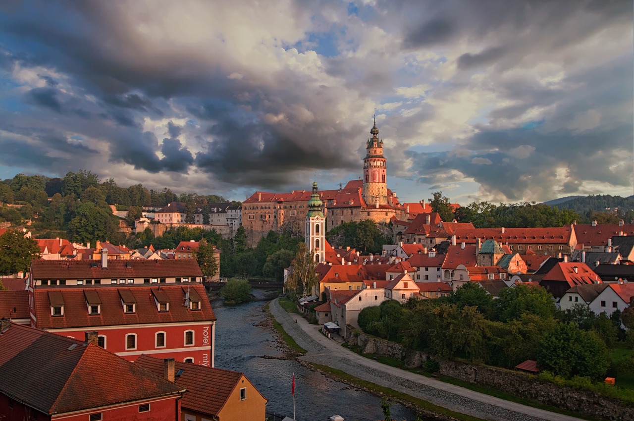 Čekų Krumlov, Rytas, Miestas, Nemokamos Nuotraukos,  Nemokama Licenzija