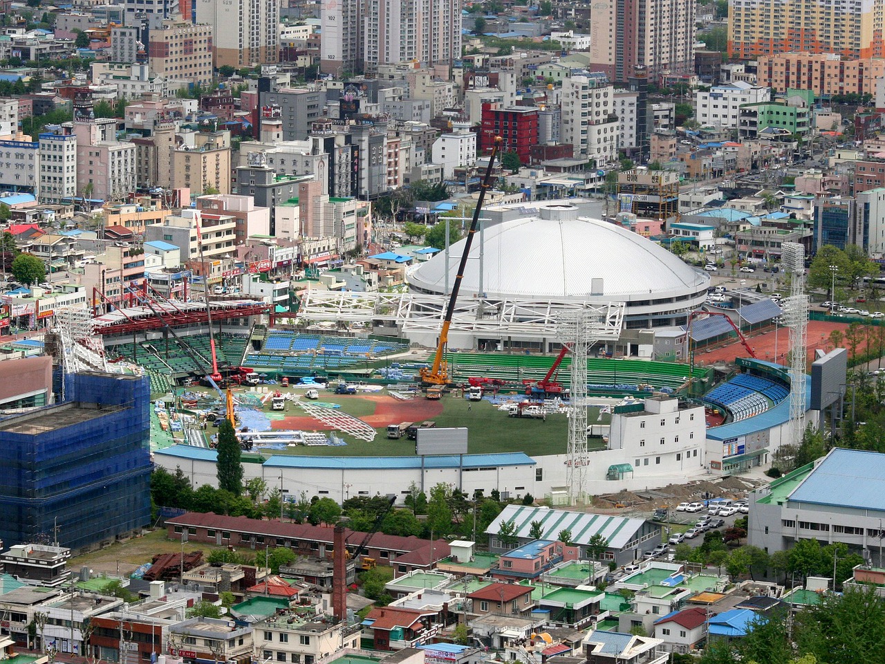 Daejeon, Pietų Korėja, Miestas, Miesto, Pastatai, Miesto Panorama, Statyba, Miestai, Lauke, Architektūra