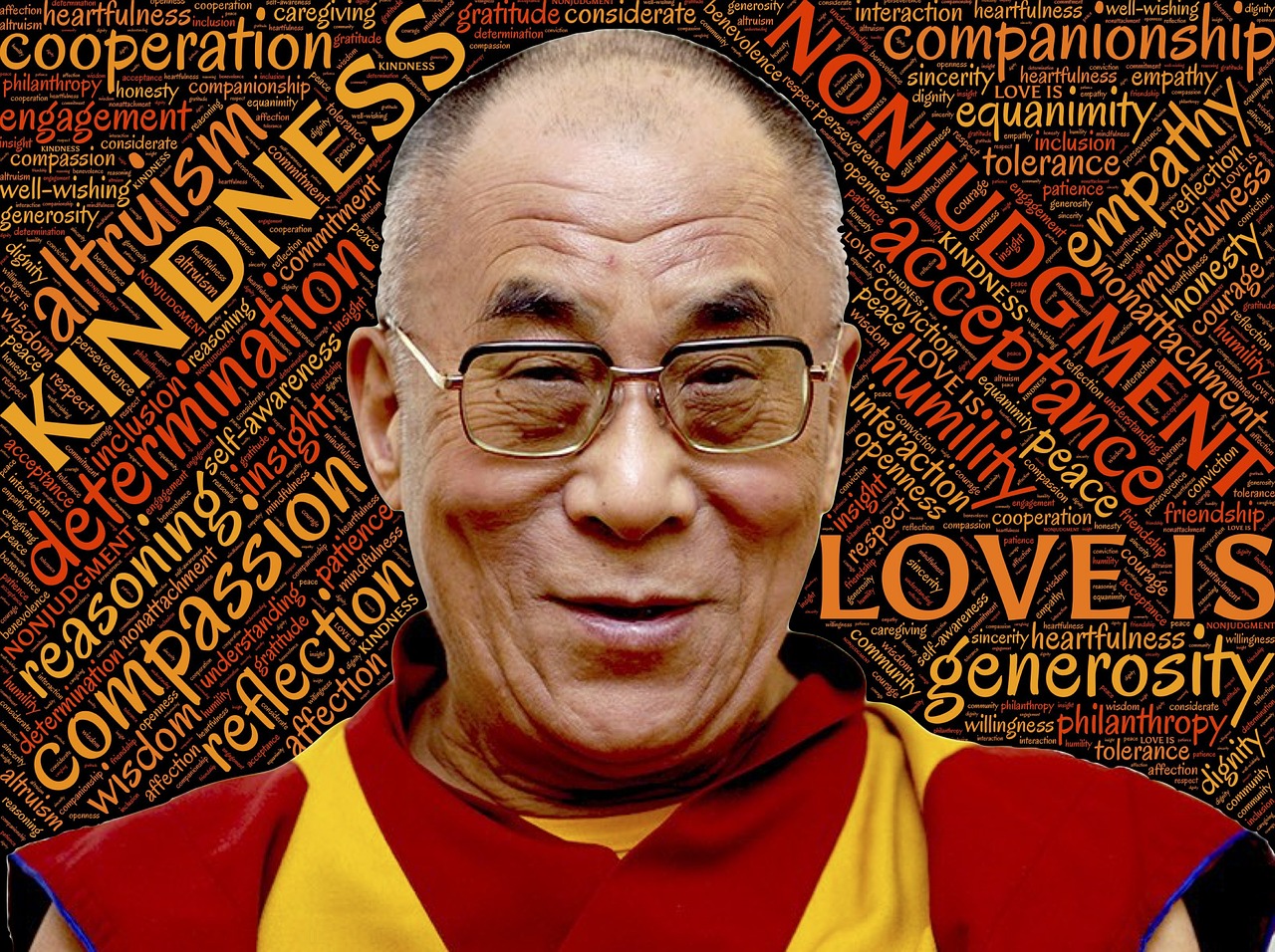 Dalai Lama, Šventumas, Meilė, Mylėti Gailestingumą, Ne Teismo Tvarka, Užuojauta, Meilė, Altruizmas, Dosnumas, Mokymai
