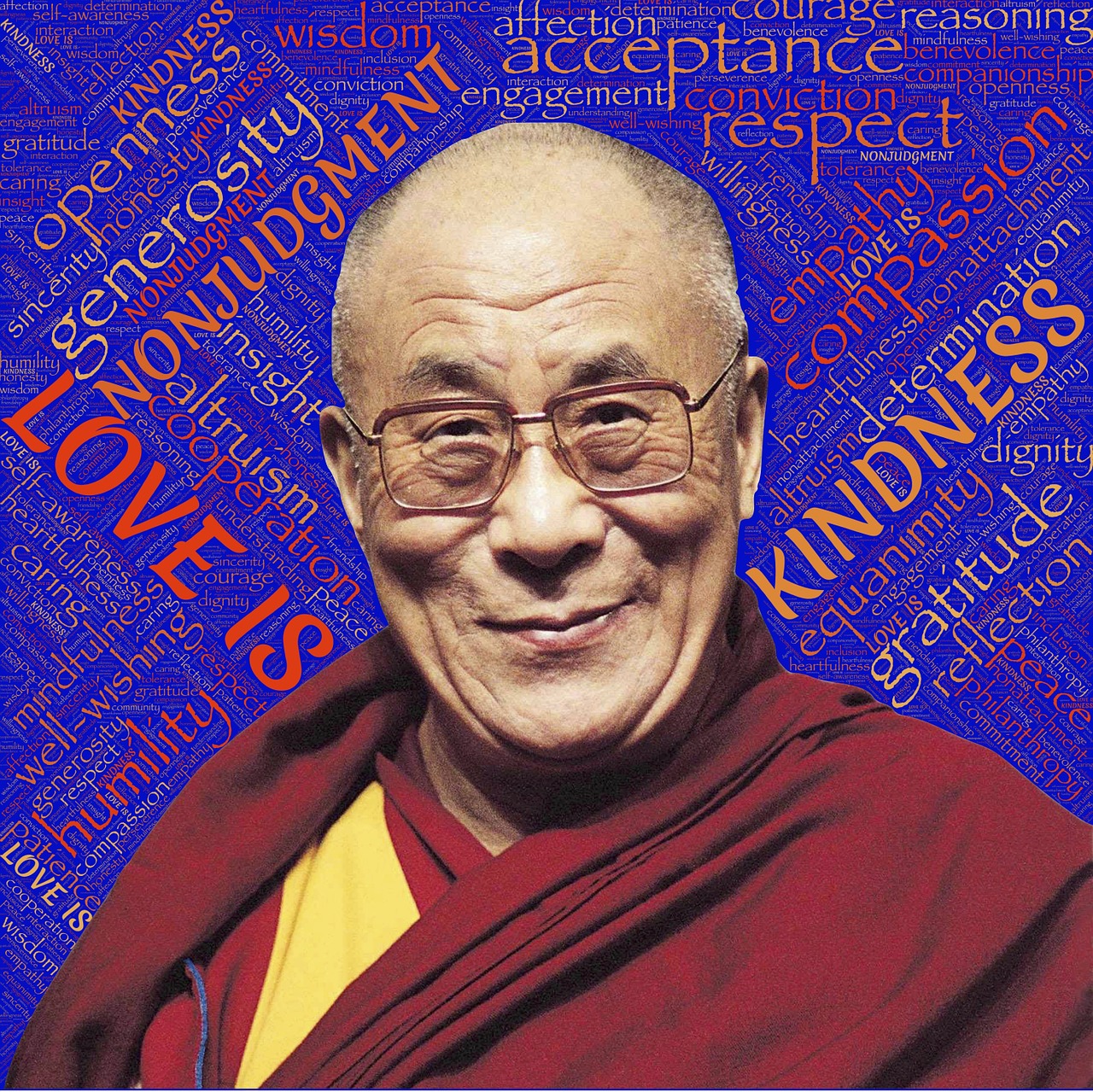 Dalai Lama, Šventumas, Meilė, Mylėti Gailestingumą, Ne Teismo Tvarka, Užuojauta, Meilė, Altruizmas, Dosnumas, Mokymai