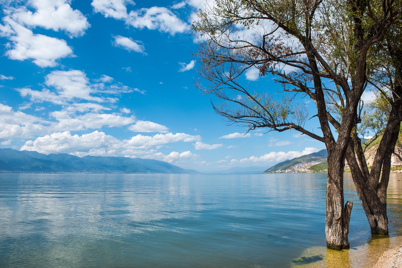Dali, Erhai Ežeras, Yunnan Kraštovaizdis, Nemokamos Nuotraukos,  Nemokama Licenzija