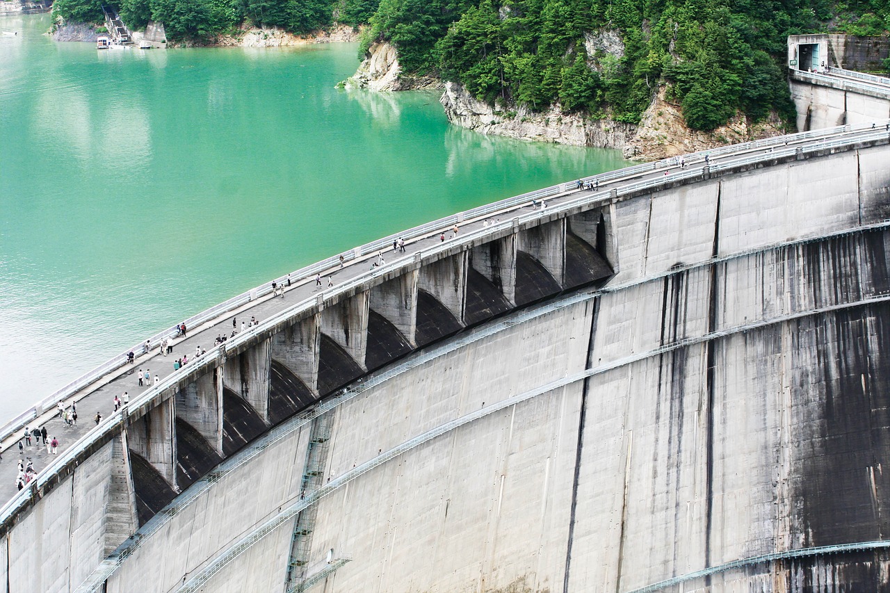 Užtvanka,  Žalias Vanduo,  Sienelę,  Arka,  Kreivė, Nemokamos Nuotraukos,  Nemokama Licenzija