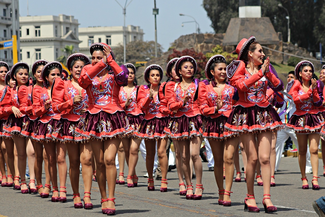 Šokis, Lotynų, Peru, Andes, Kultūra, Lima, Festivalis, Kostiumas, Tradicinis, Moteris