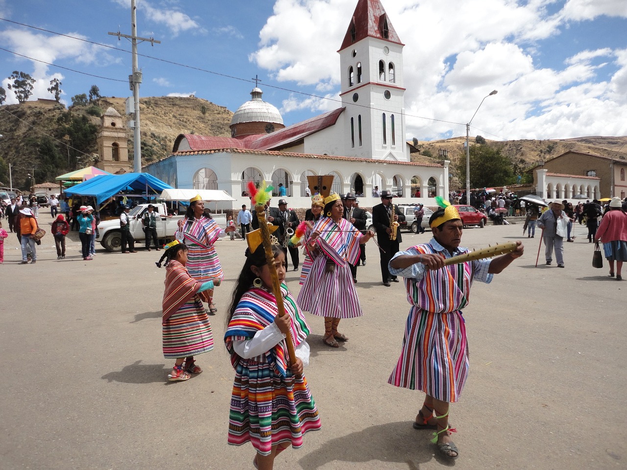 Šokis, Tradicija, Pagal Užsakymą, Peru, Sierra, Gatvė, Peru, Folkloras, Kostiumas, Kultūra