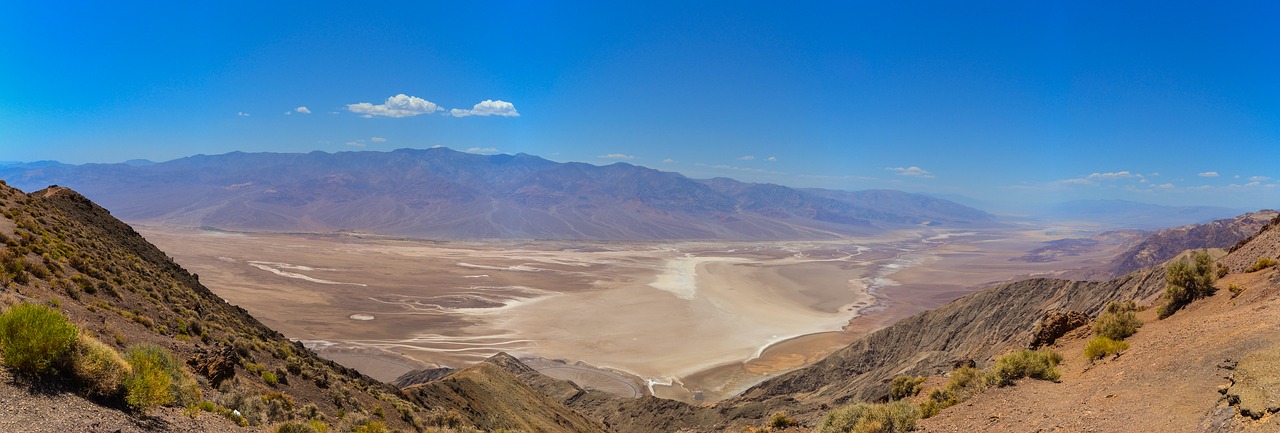 Dantes View, Mirties Slėnis, Usa, Dykuma, Nacionalinis Parkas, Kraštovaizdis, Sausas, Gamta, Kalifornija, Jungtinės Valstijos
