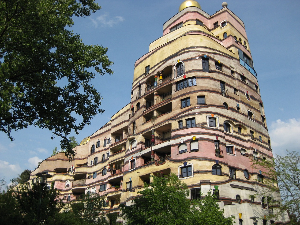 Darmštatas, Waldspirale, Hundertwasser, Vokietija, Nemokamos Nuotraukos,  Nemokama Licenzija