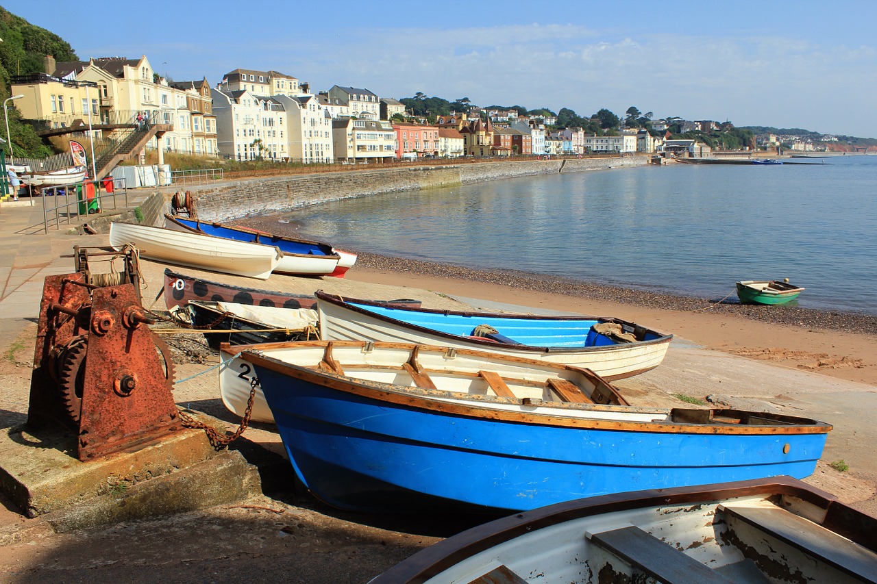 Dawlish, Devon, Kranto, Papludimys, Jūra, Pakrantės, Pajūryje, Krantinė, Krantas, Vanduo