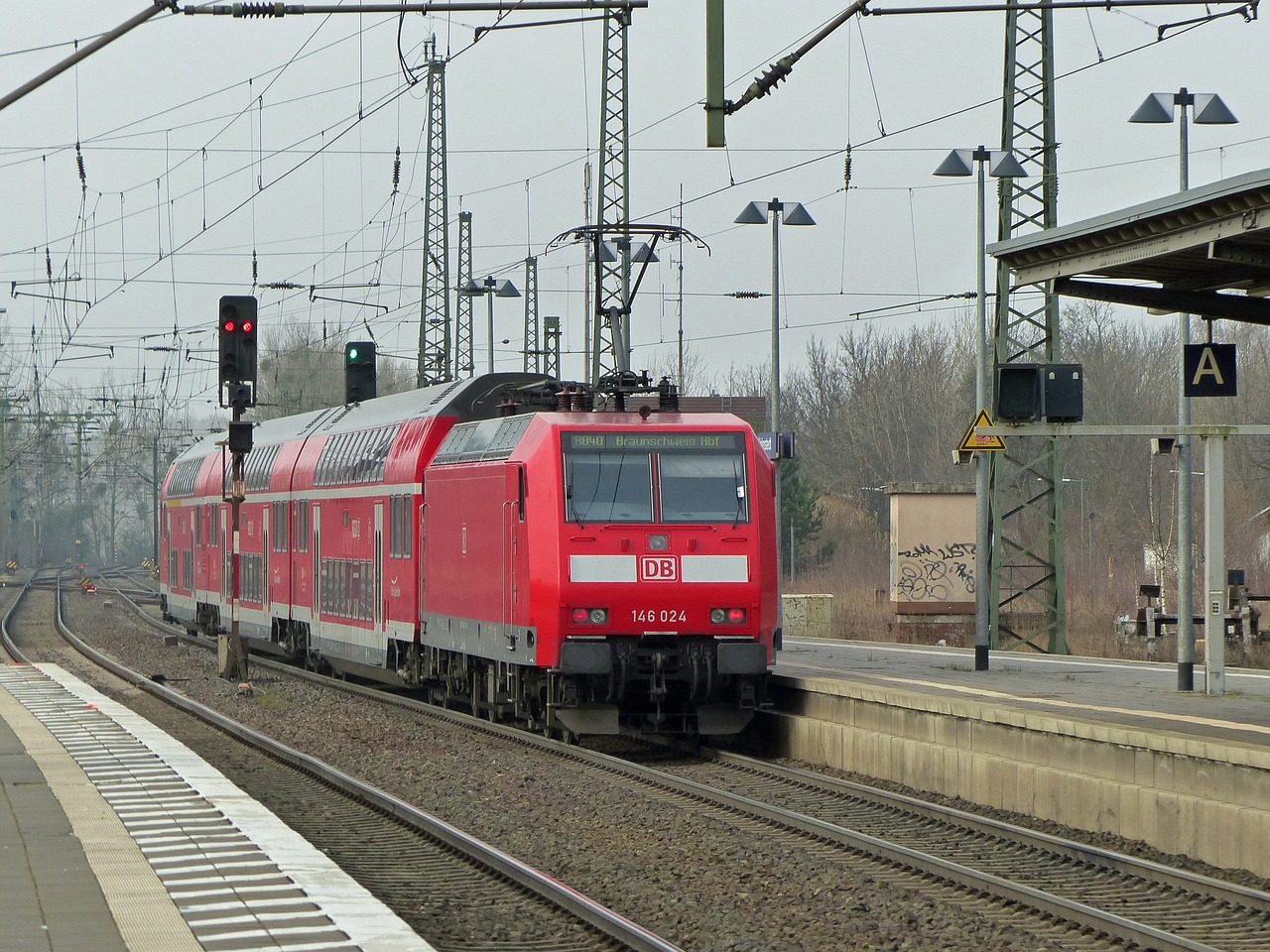 Db, Deutsche Bahn, Geležinkelis, Br146, Elektrinis Lokomotyvas, Pagrindinė Linija, Regioninė-Express, Gleise, Butas, Plokščią Žemę