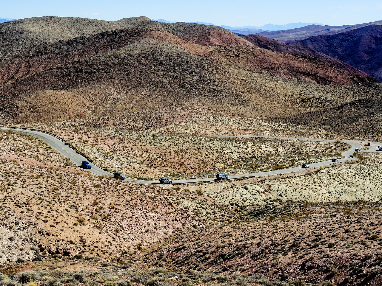 Mirties Slėnis, Kemperis, Automobiliai, Jeep, Reljefas, Transporto Priemonė, Dykuma, Kalnas, Usa, Nevada