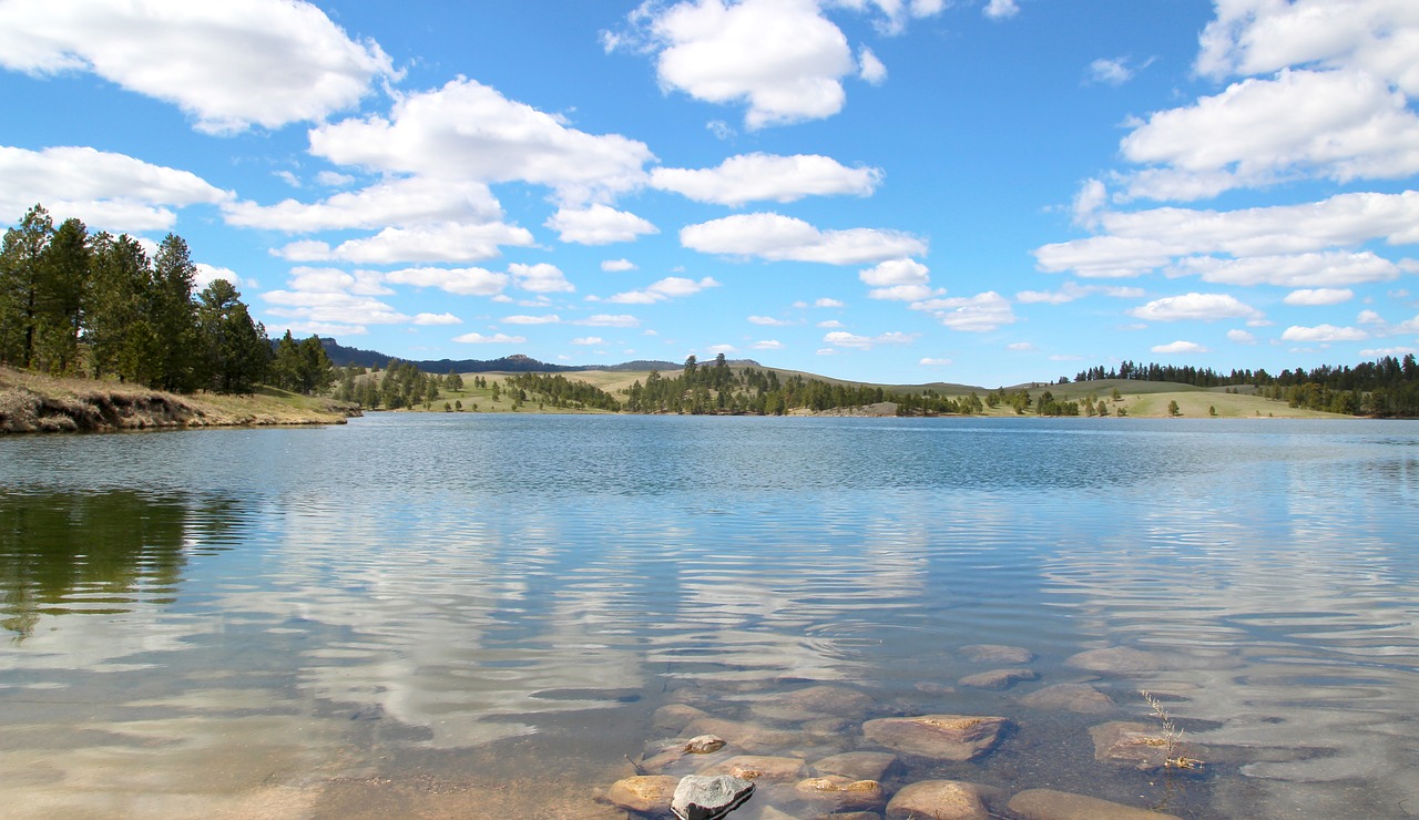 Deerfield Lake,  South Dakota,  Vandens,  Pobūdį,  Ežeras,  Atspindys,  Lauke, Nemokamos Nuotraukos,  Nemokama Licenzija