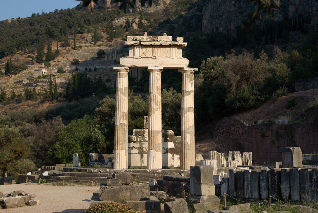 Delphi, Graikija, Senovės, Athena, Šventykla, Nemokamos Nuotraukos,  Nemokama Licenzija