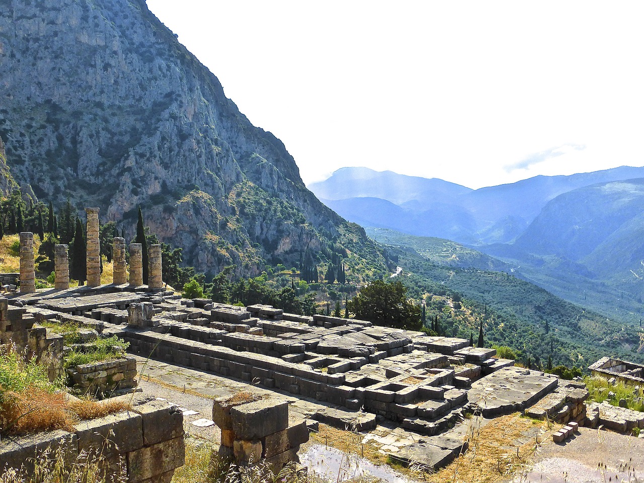 Delphi, Griuvėsiai, Graikų Kalba, Kalnas, Senovės, Architektūra, Paveldas, Turizmas, Senovinis, Istorija
