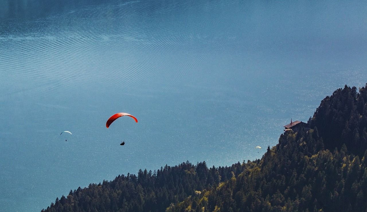 Delta Jūrininkas, Paragleris, Tandeminiai Sklandytuvai, Sklandytuvas, Jūrininkas, Slidžių Skydas, Kalnai, Šveicarija, Nuotykis, Greitai