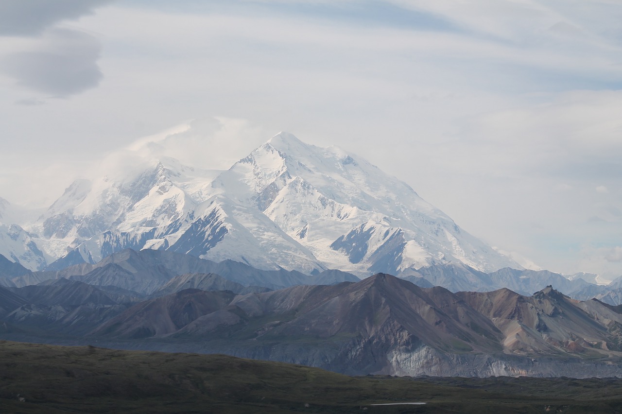 Denali, Alaska, Parkas, Nacionalinis, Kraštovaizdis, Sniegas, Kalnas, Šiaurinis, Mckinley, Lauke