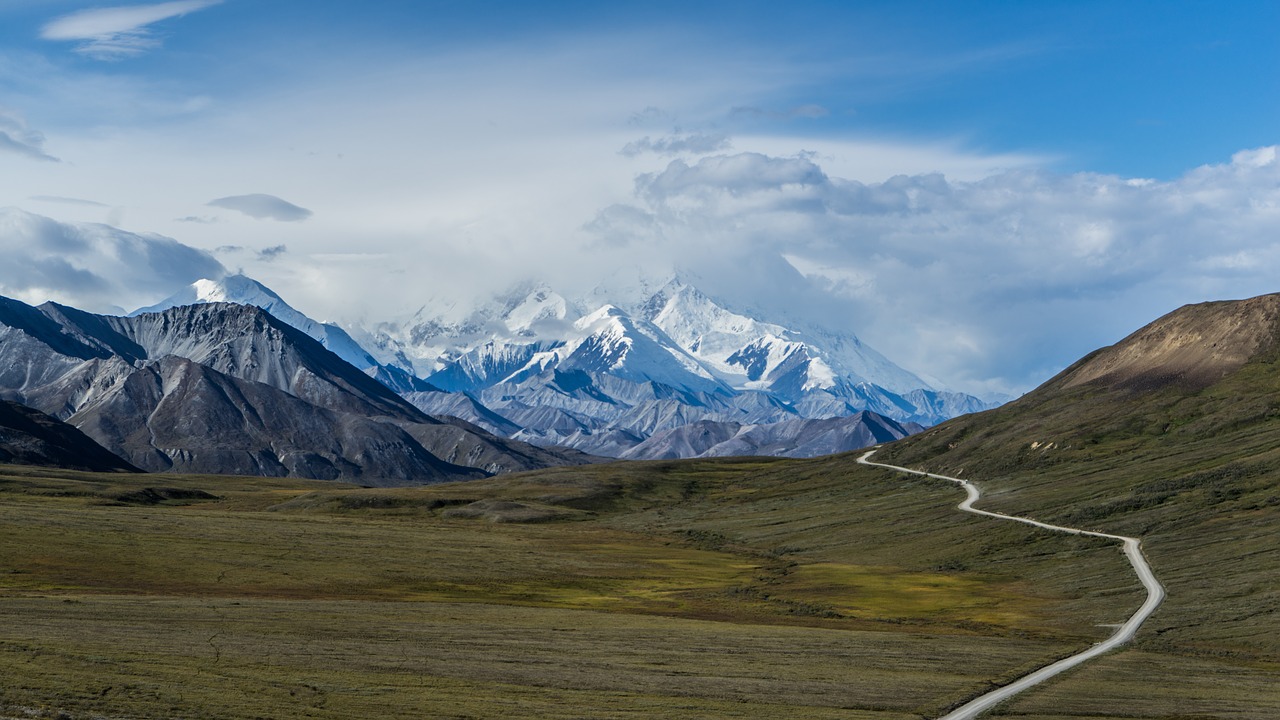 Denali, Kalnas, Mckinley, Alaska, Parkas, Gamta, Kraštovaizdis, Mėlynas Dangus, Nemokamos Nuotraukos,  Nemokama Licenzija