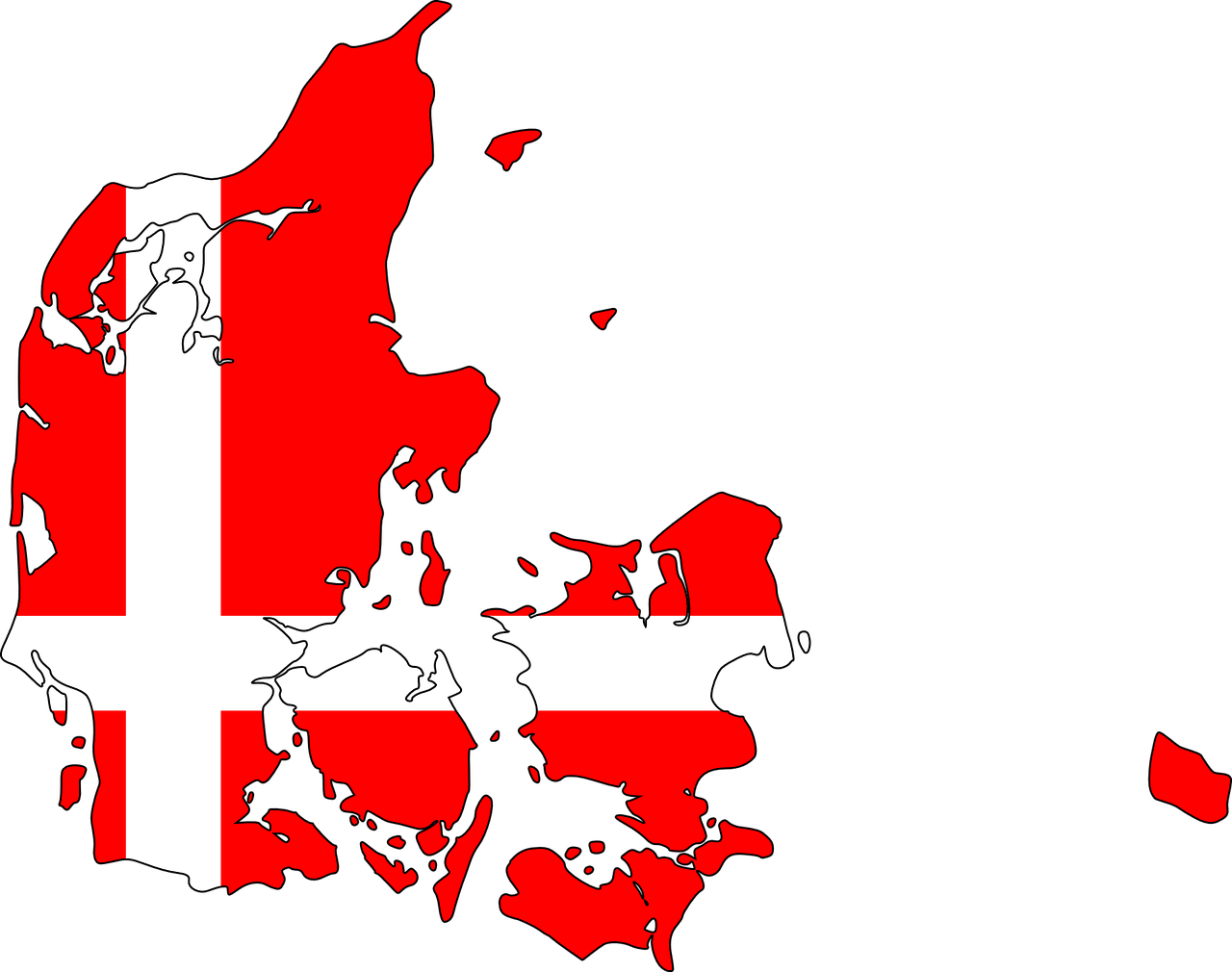 Denmark, Žemėlapis, Traukiamas, Šventė, Geografija, Europa, Eu, Nemokamos Nuotraukos,  Nemokama Licenzija