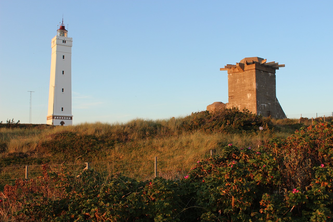 Denmark, Blavand, Šiaurės Jūra, Bunkeris, Švyturys, Nemokamos Nuotraukos,  Nemokama Licenzija