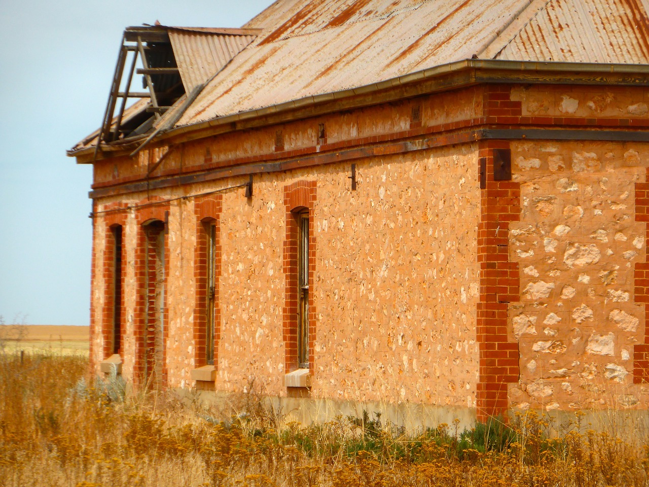 Deserti, Paliktas, Namas, Eksterjeras, Kaimiškas, Amžius, Ištemptas, Sodyba, Pastatas, Senas