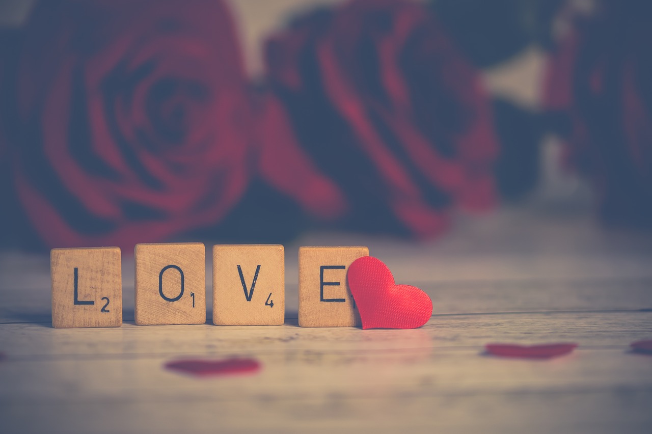 Darbalaukio Fonas, Meilė, Įsimylėjes, Širdis, Valentine, Fonas, Romantiškas, Tekstas, Rožės, Raudona