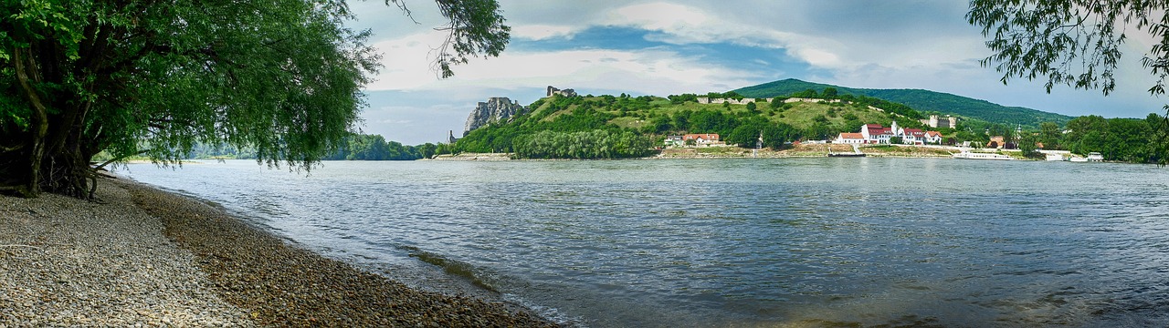 Devin, Austria, Danube, Bratislava, Panorama, Pilis, Vaizdas, Slovakija, Upė, Istorija