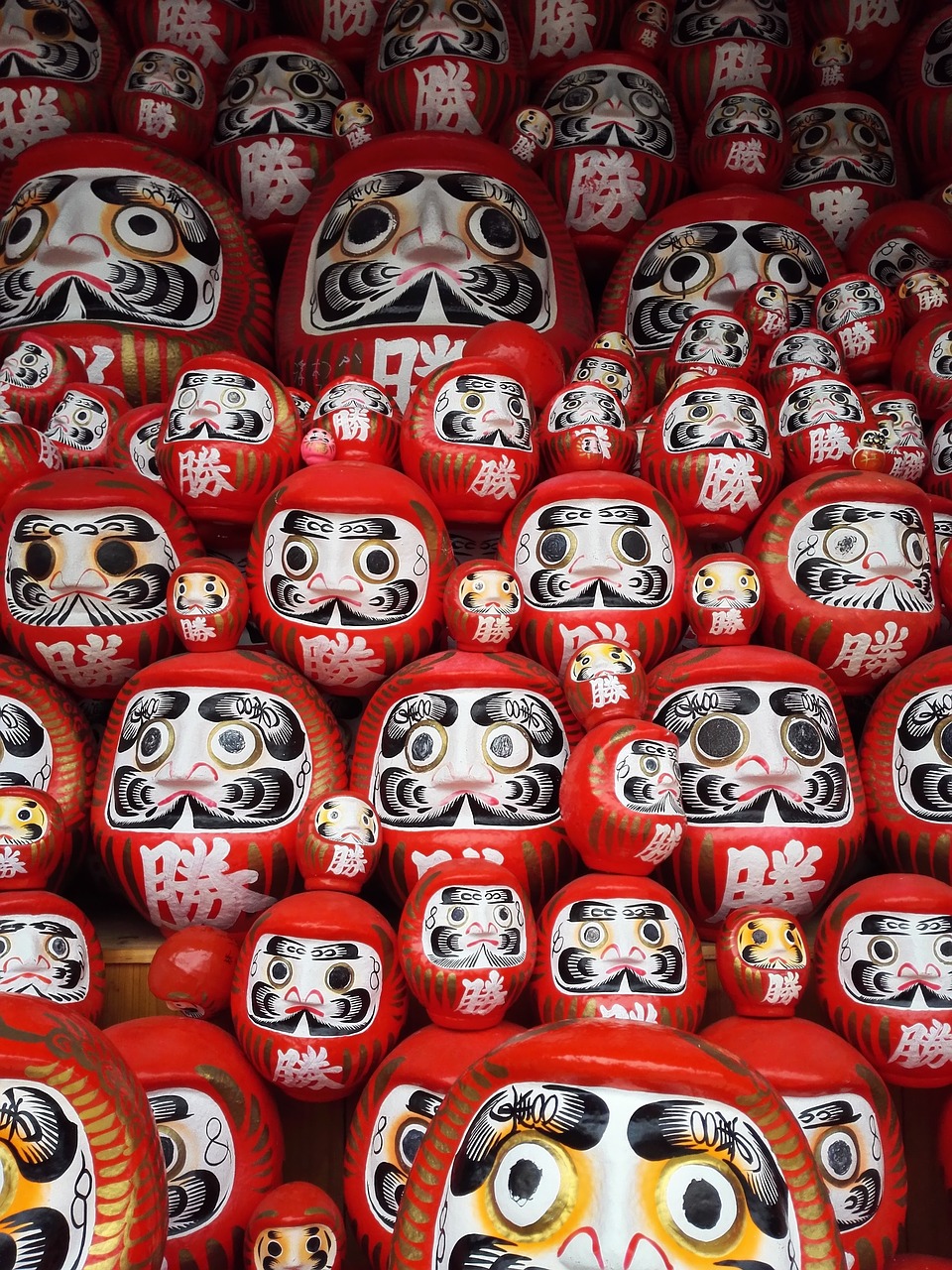 Dharma, Krūtinės Lėlės, Daruma Lėlės, Japonija, Nemokamos Nuotraukos,  Nemokama Licenzija