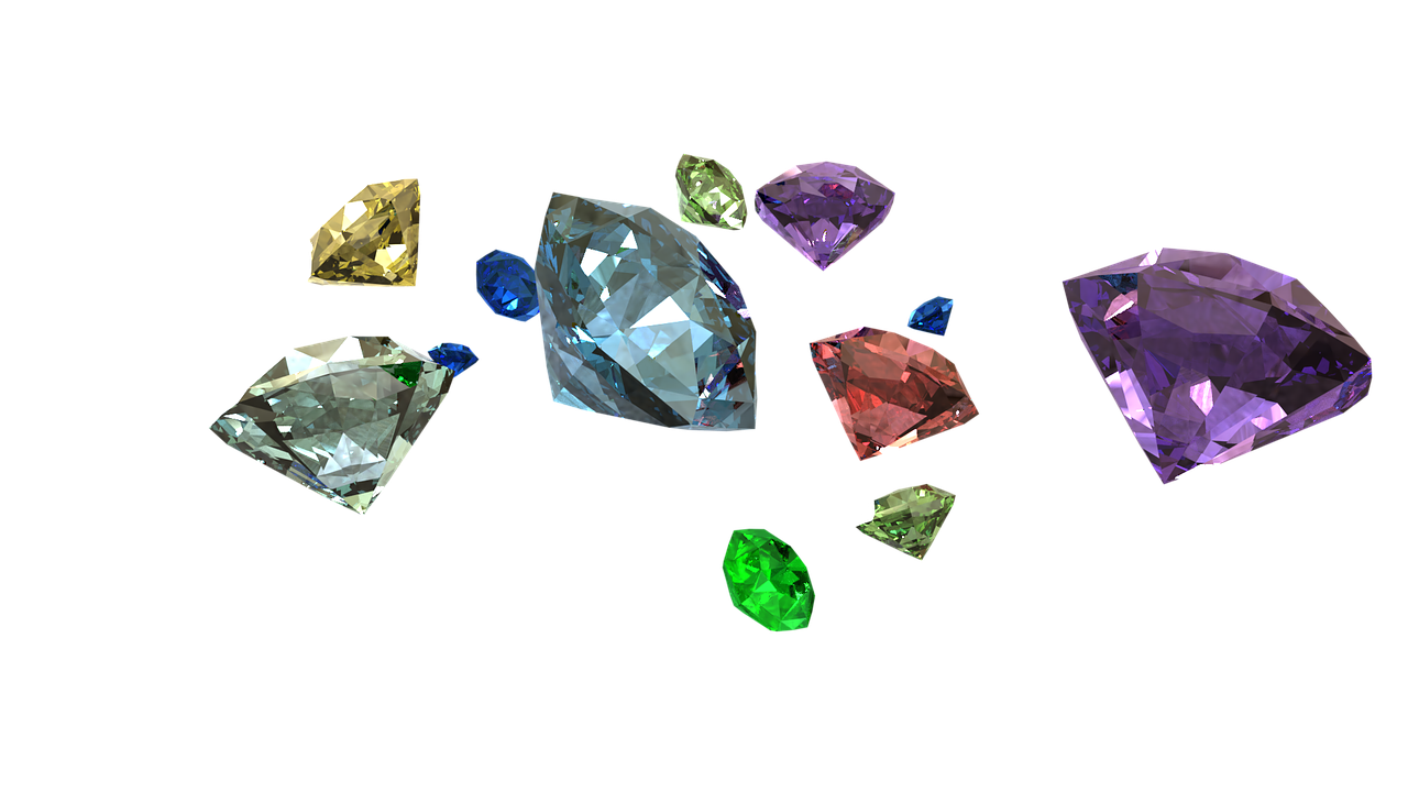 Deimantai,  3D Render,  Papuošalai,  Prabanga,  3D,  Kristalas,  Brangakmenis,  Brangus,  Lobis,  Turtas