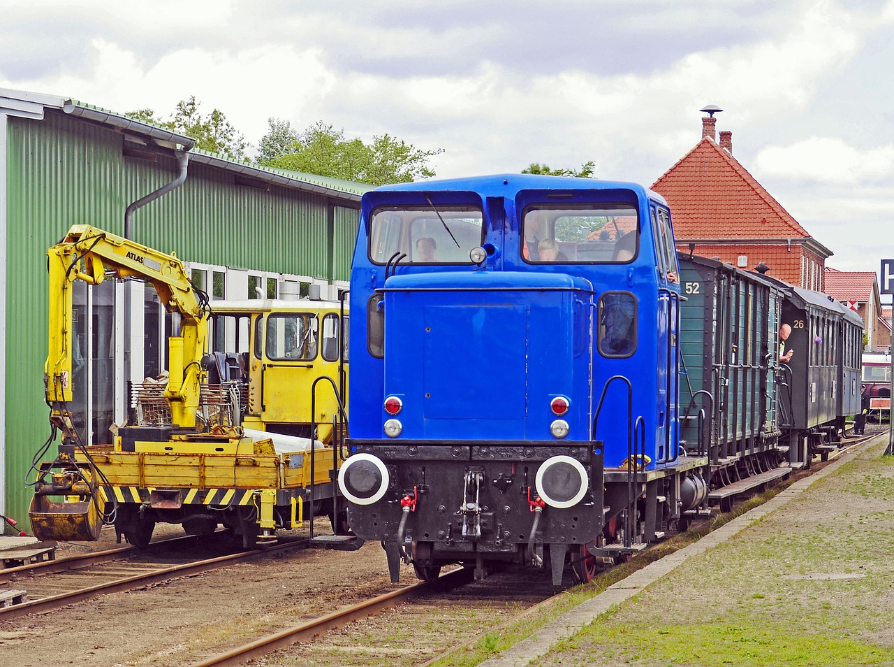 Dyzelinis Lokomotyvas, Geležinkelio Muziejus, Schönberger Paplūdimys, Baltijos Jūra, Traukinys, Geležinkelis, Transporto Sistema, Variklis, Važinėti Į Darbą, Skl