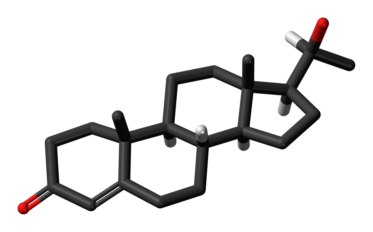 Dihidroprogesteronas, Molekulė, Steroidas, Modelis, Chemija, Ciklinis, Ekologiškas, Lazdos, Nemokamos Nuotraukos,  Nemokama Licenzija