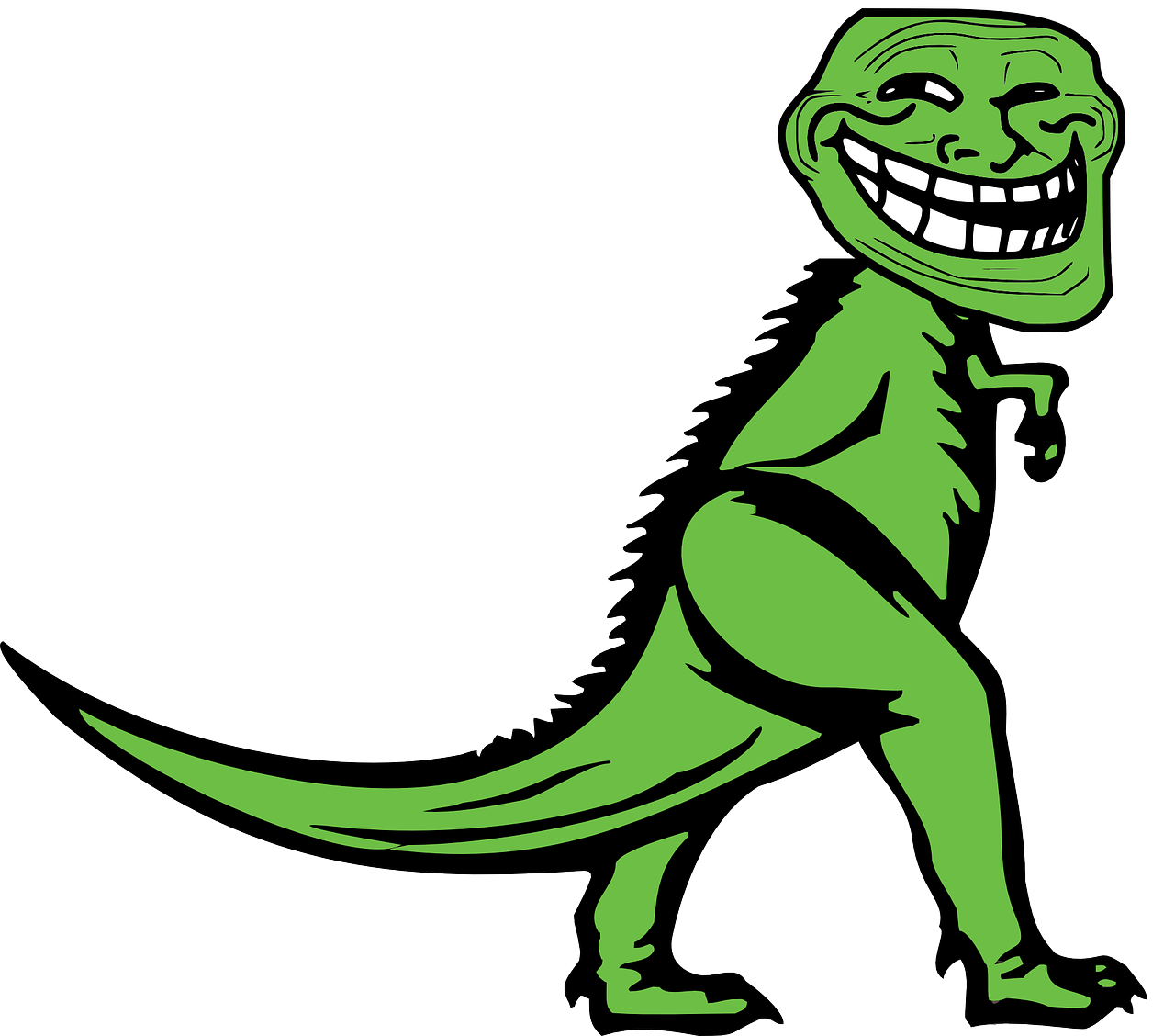 Dino, Dinozauras, Mozilla, Troll, Žalias, Ropliai, Goblinas, Nemokama Vektorinė Grafika, Nemokamos Nuotraukos,  Nemokama Licenzija