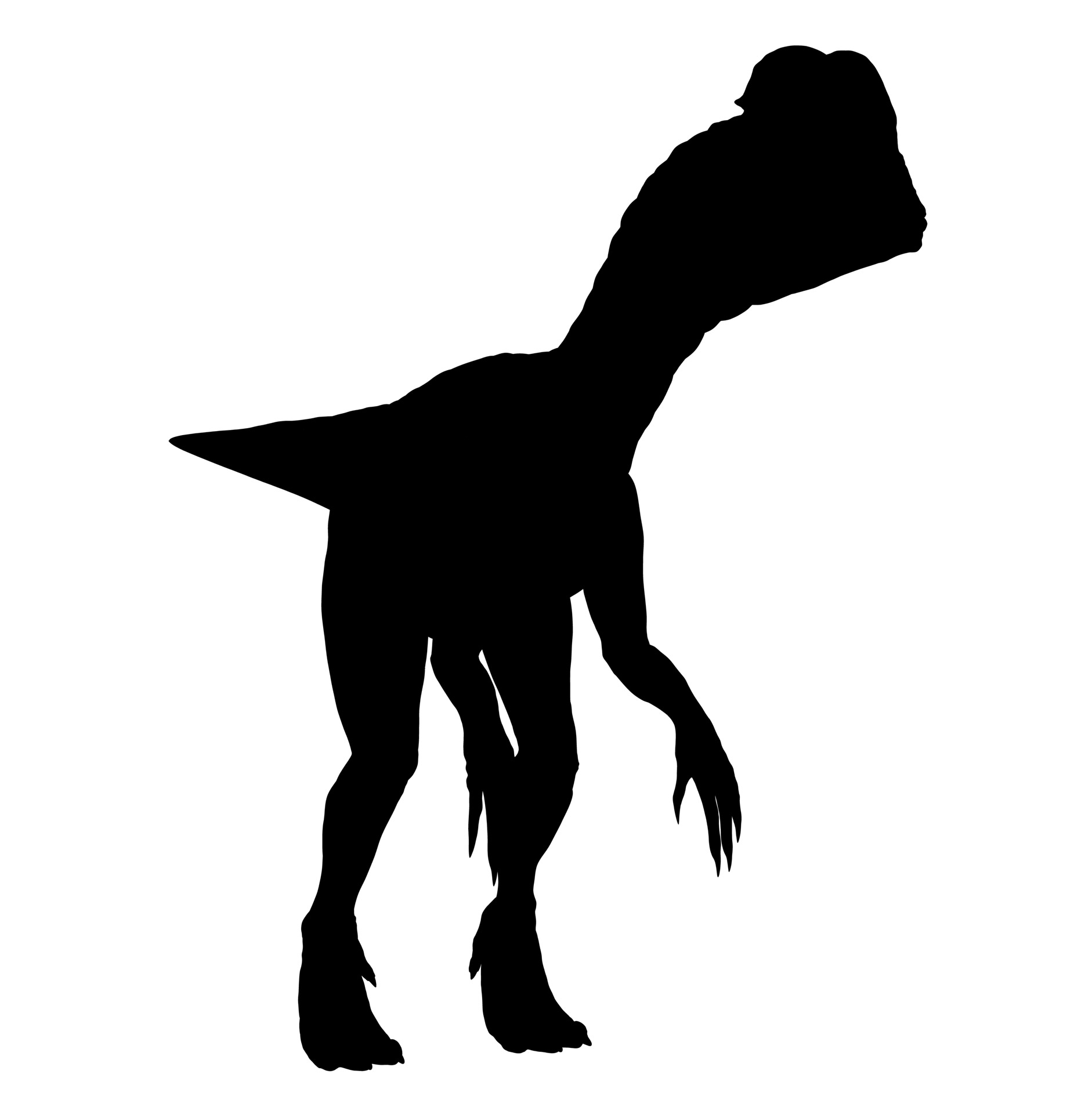 Dinozauras & Nbsp,  Siluetas,  Dino,  Dinozauras,  Priešistorinis,  Gyvūnas,  Padaras,  Driežas,  Iliustracijos,  Dinozaurų Siluetas