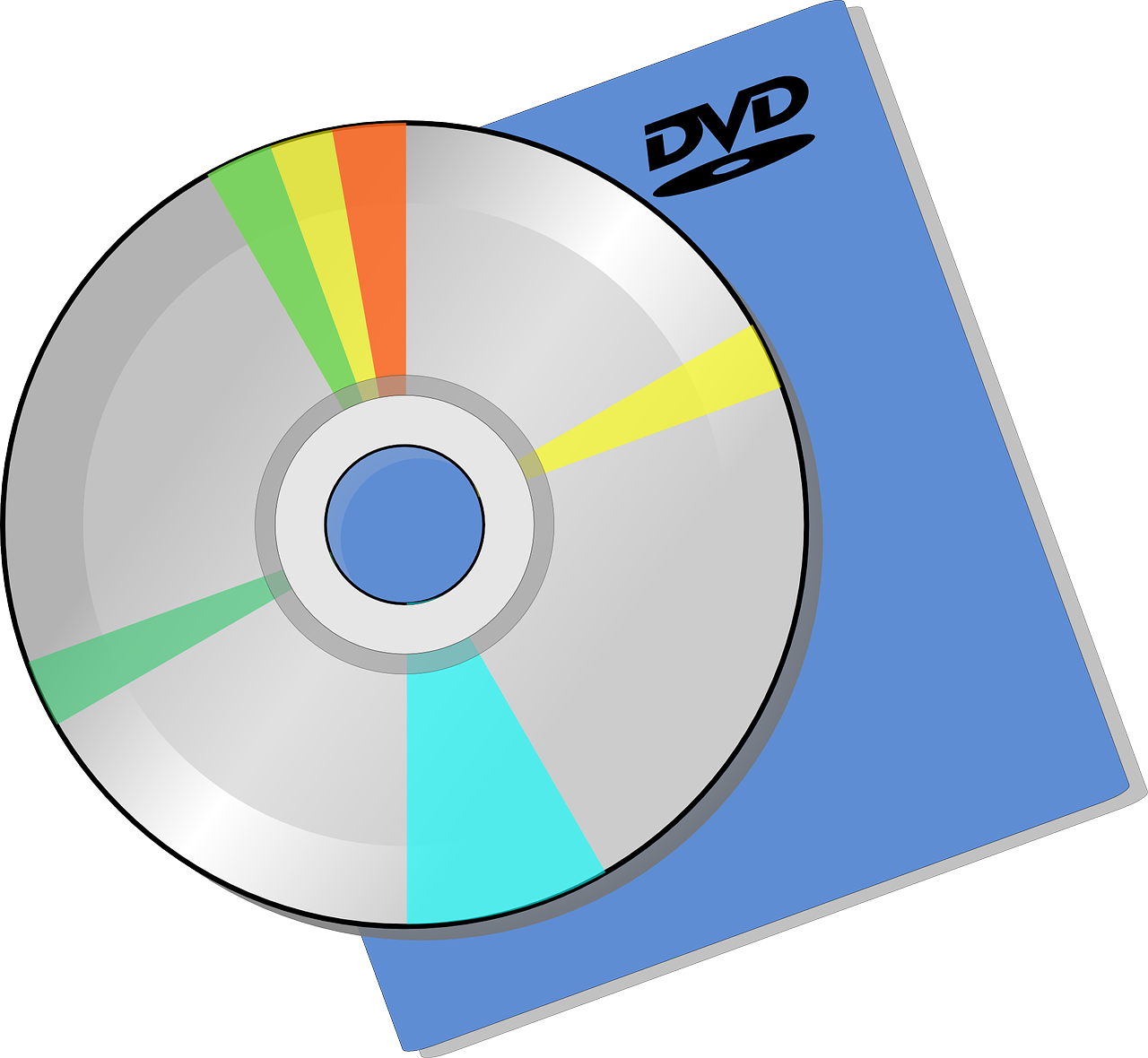 Diskas, Optinis, Dvd, Blu Ray, Tuščias, Kompaktinis Diskas, Blu-Ray, Vidutinė, Įrašyti, Nemokama Vektorinė Grafika