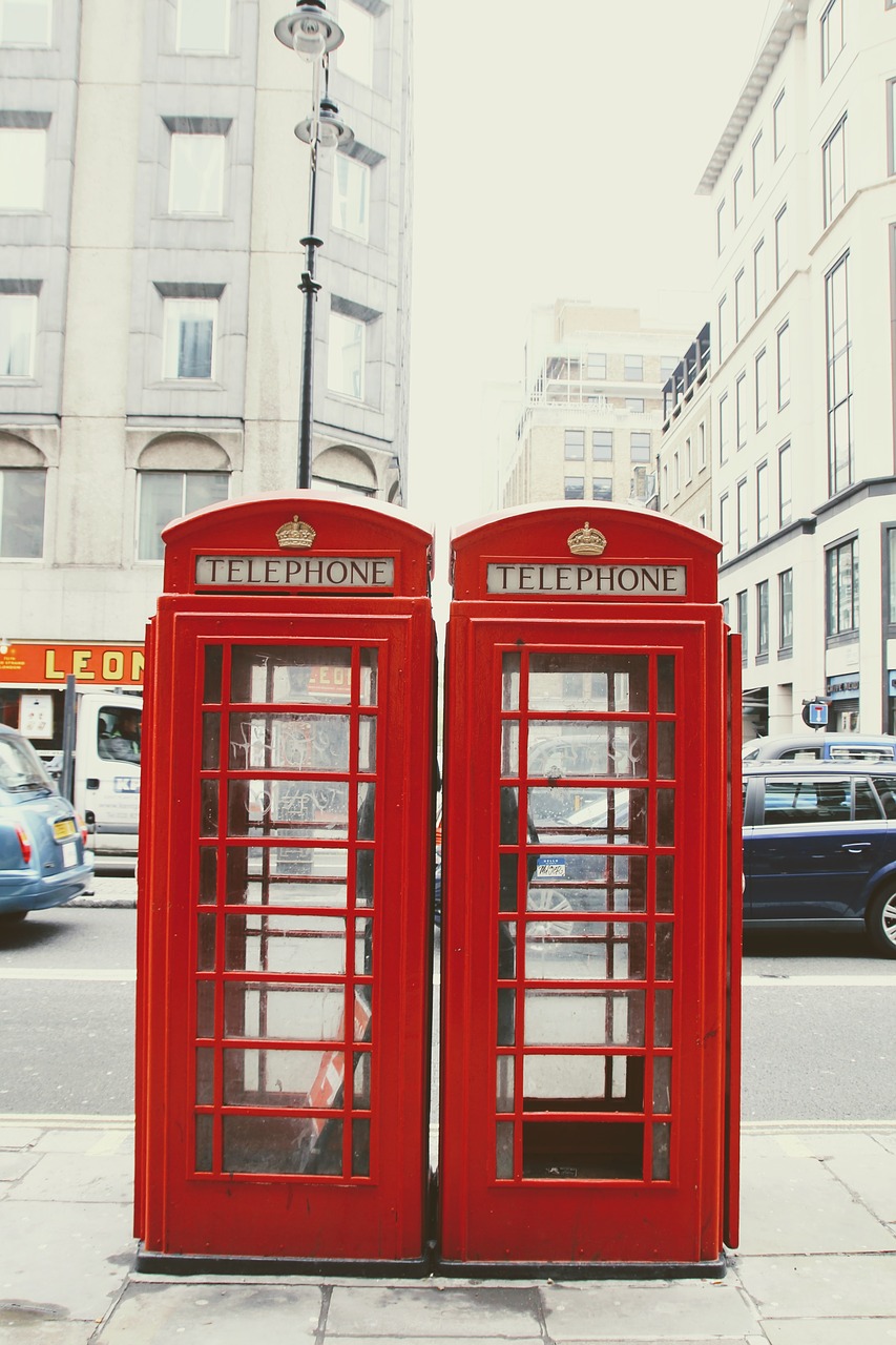 Ambulatorija, Telefono Telefonas, Londonas, Raudona, Raudona Telefono Dėžutė, Telefono Namai, Britanija, Telefonas, Telefono Budele, Anglija