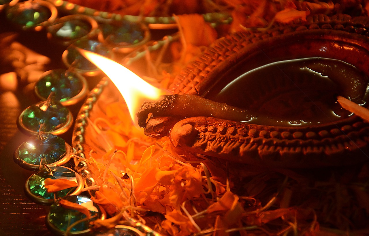 Diwali, Diya, Deepavali, Šventė, Tradicinis, Indijos, Festivalis, Religija, Šventė, Apdaila