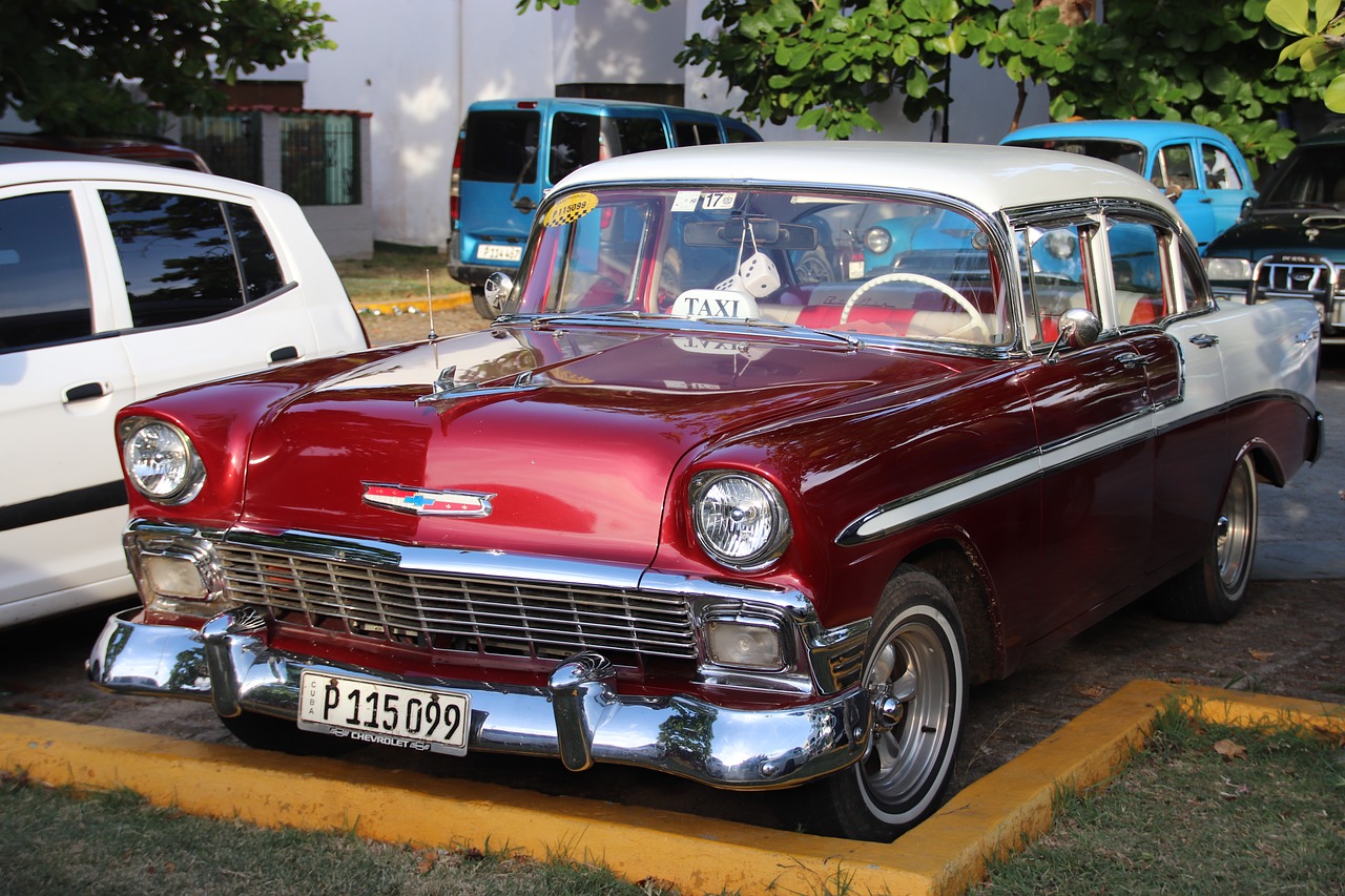 Padaryti Kuba,  Varadero,  Taksi,  Chevrolet,  Automobilių,  Vintage,  Chromo,  Automobilių,  Automatinis,  Don T Transporto Priemonės