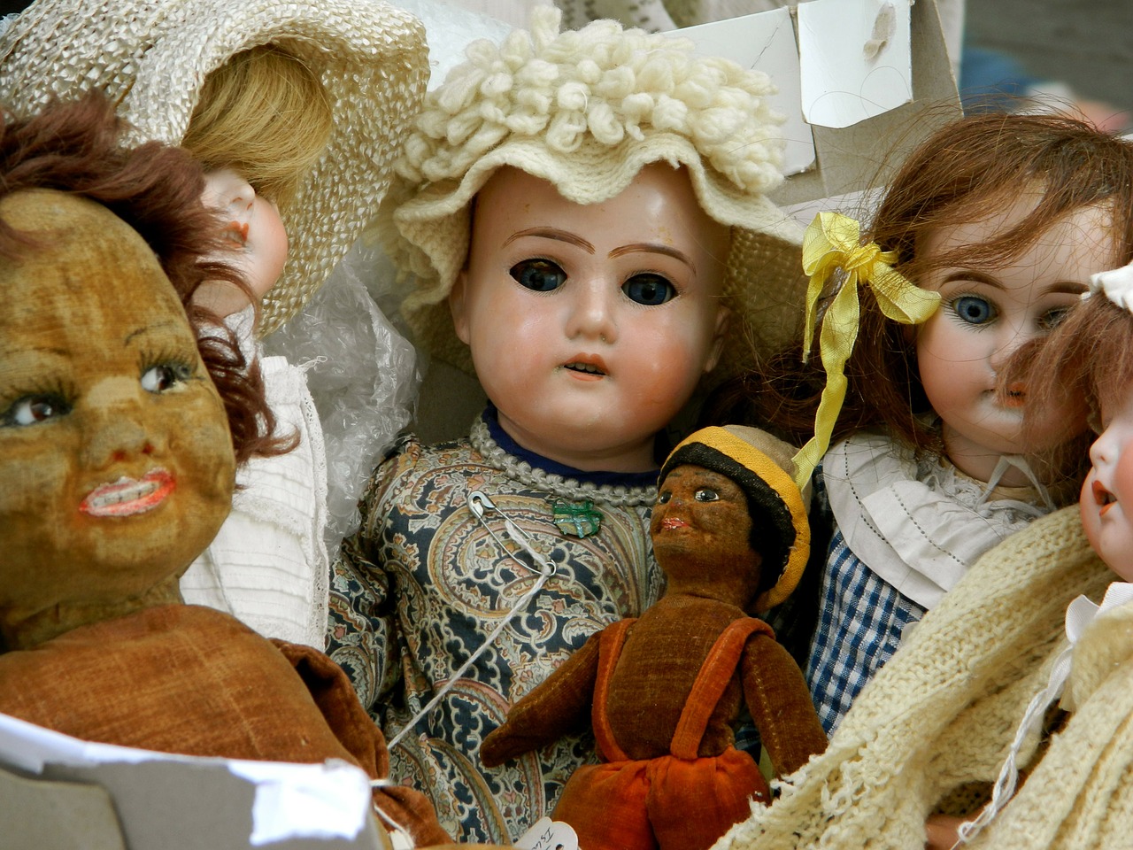 Lėlės, Senovinis, Vintage, Žaislai, Retro, Vaikai, Derliaus Vaikai, Victorian, Lėlės, Turgus