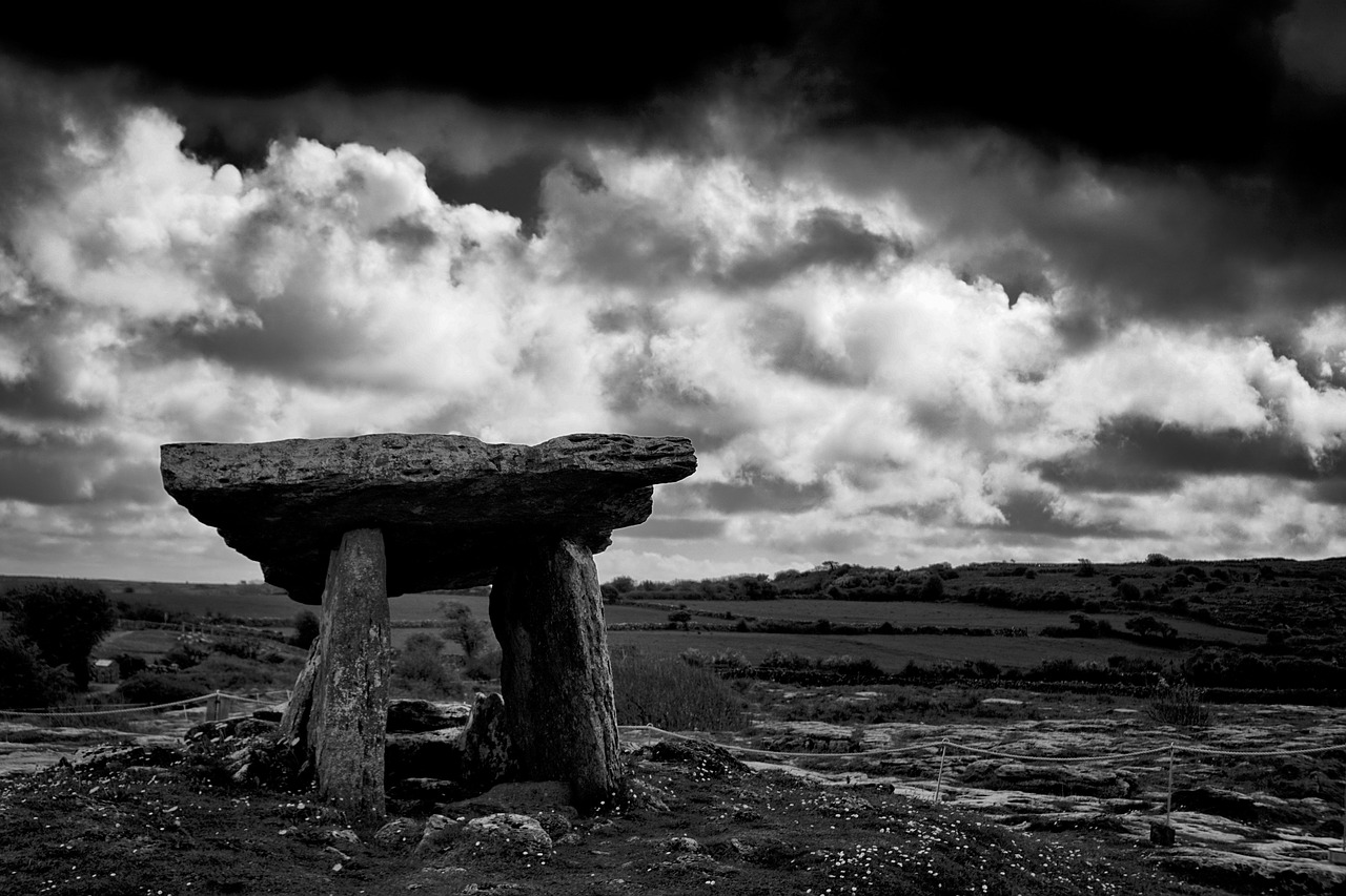 Dolmen,  Airija,  Priešistorė,  Poulnabrone,  Clare,  Burren,  Klintis, Nemokamos Nuotraukos,  Nemokama Licenzija