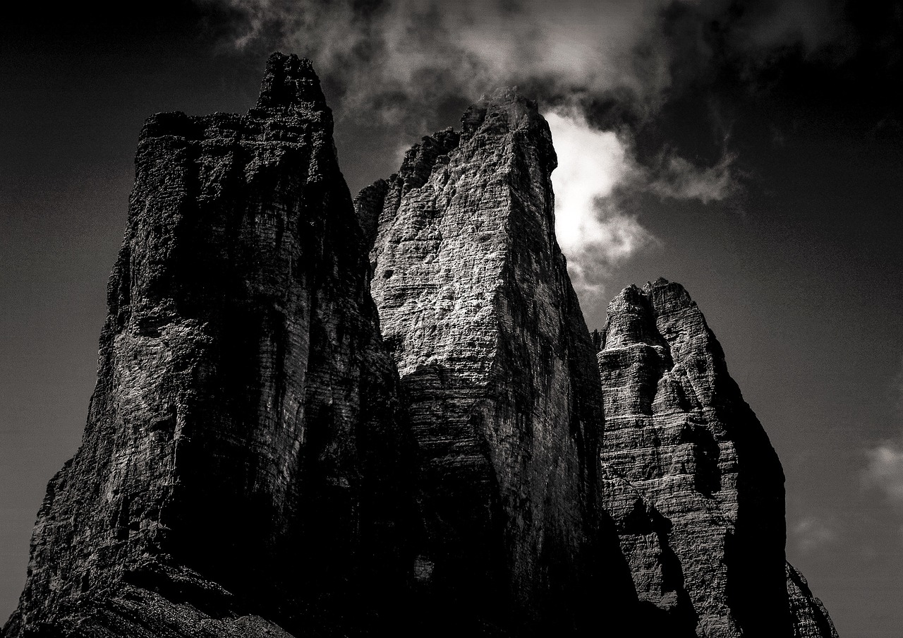 Dolomitai, Tre Cime Di Lavaredo, Lavaredo, Italy, Kalnas, Piko, Alpių, Rokas, Europa, Alpės