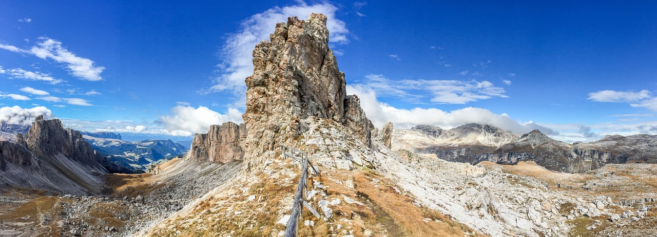 Dolomitai, Italy, Val Gardena, Panorama, South Tyrol, Kalnai, Rokas, Karg, Kraštovaizdis, Gamta