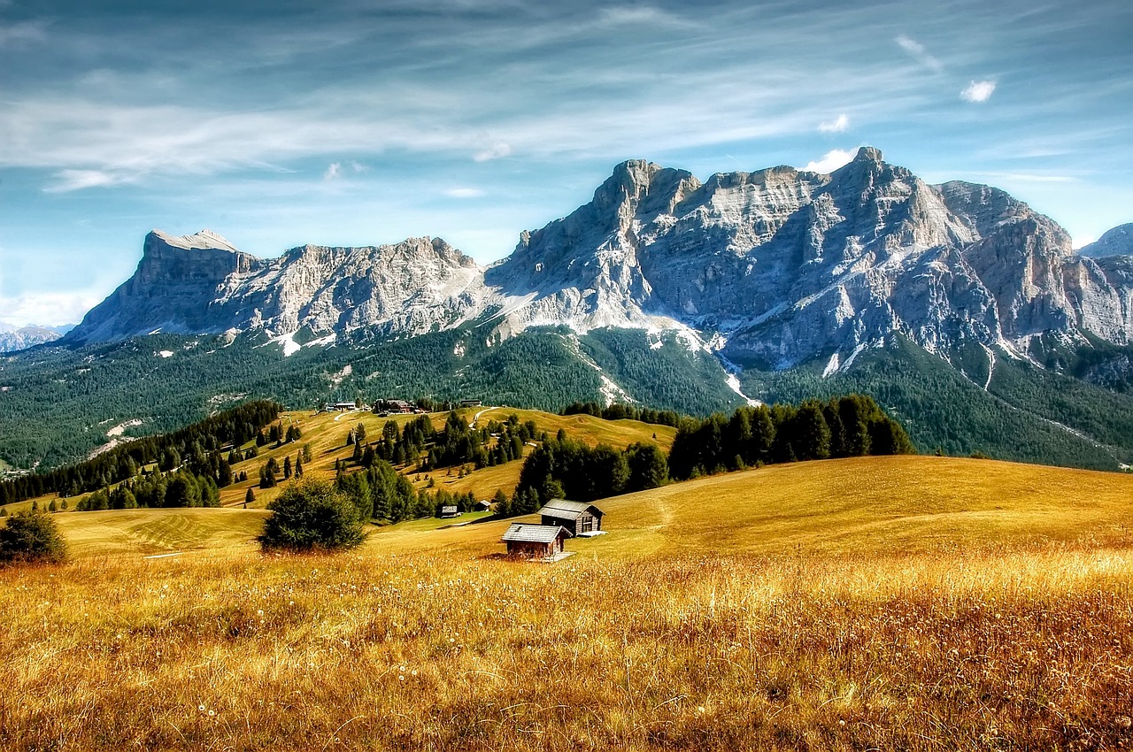 Dolomitai, Kalnai, Italy, Alpių, South Tyrol, Unesco Pasaulio Paveldas, Alpių Panorama, Debesys, Kraštovaizdis, Žygiai