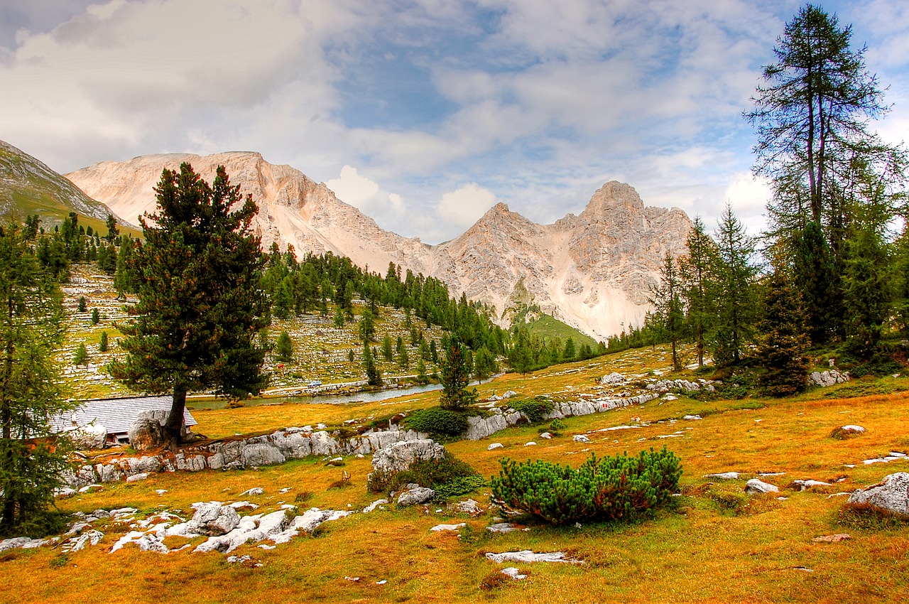 Dolomitai, Fanai, Kalnai, Kraštovaizdis, Rokas, Alpių, Kalnų Peizažas, Žygiai, Fanes Alm, South Tyrol