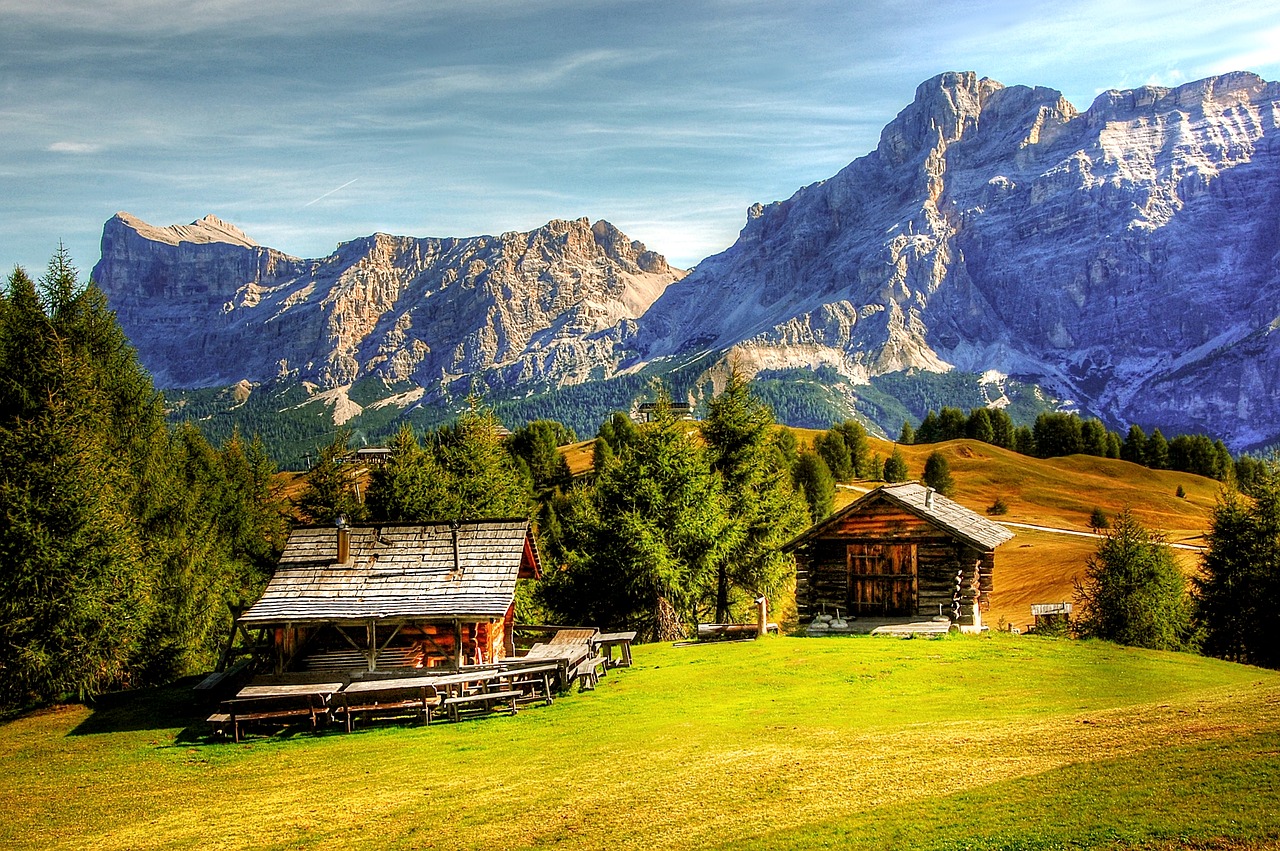 Dolomitai, Kalnai, Italy, South Tyrol, Alpių, Vaizdas, Gamta, Kraštovaizdis, Rokas, Puiku
