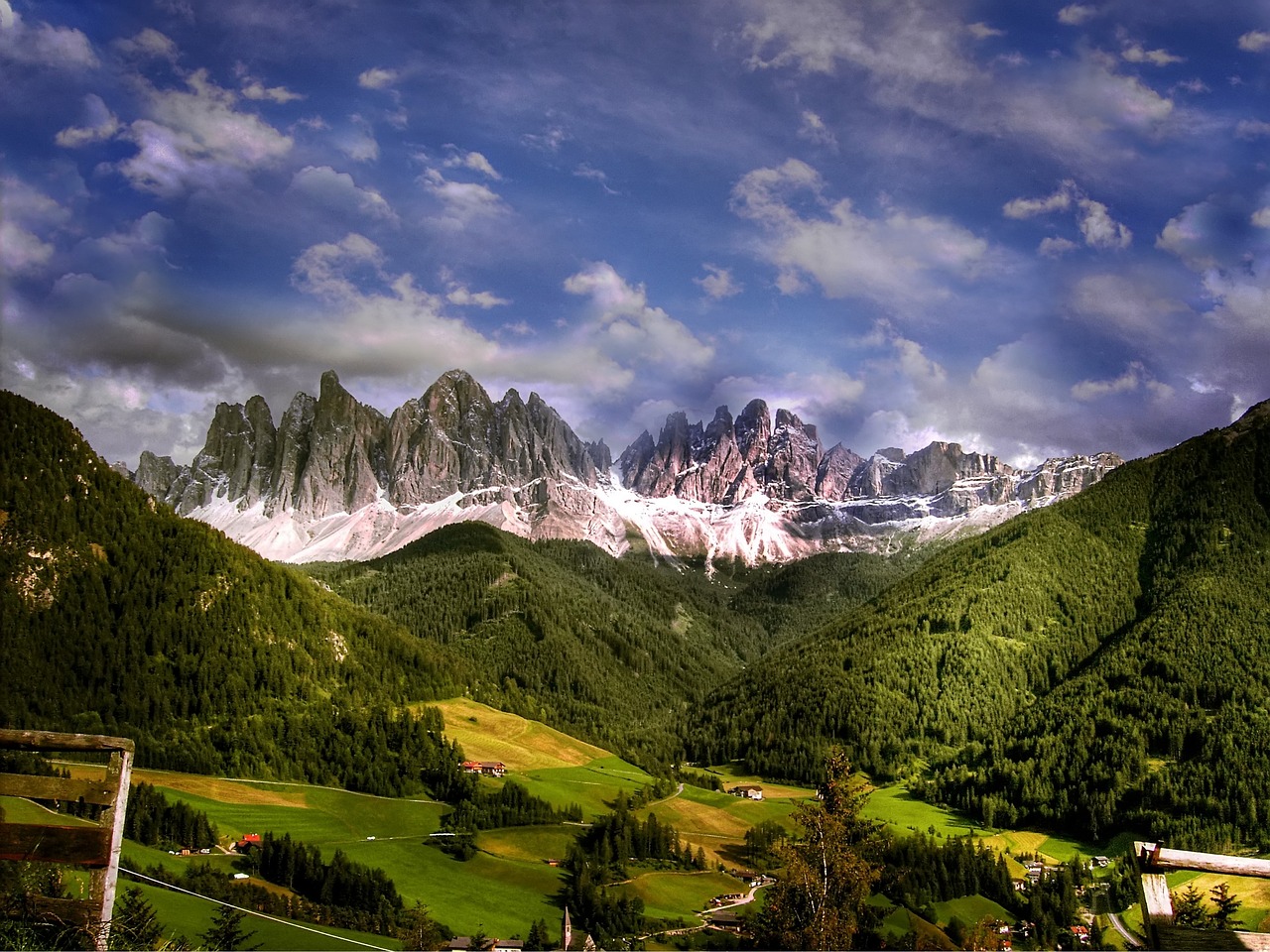 Dolomitai, Kalnai, Italy, South Tyrol, Alpių, Vaizdas, Unesco Pasaulio Paveldas, Villnösstal, Panorama, Kraštovaizdis