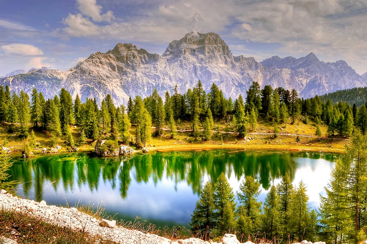 Dolomitai, Kalnai, Italy, Alpių, Vaizdas, Gamta, Kraštovaizdis, Rokas, Puiku, Alpių Panorama